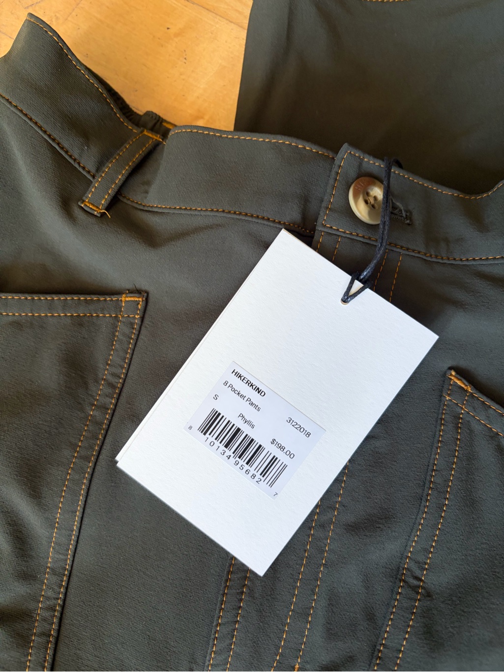 Hikerkind 8 Pocket Pants Size S Phyllis Green — image 3 of 6